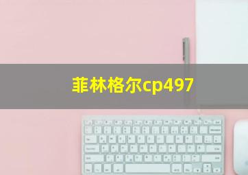 菲林格尔cp497