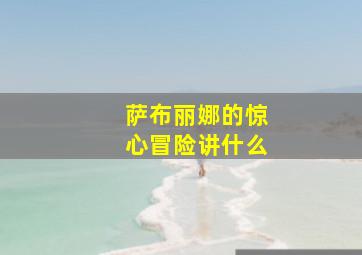 萨布丽娜的惊心冒险讲什么