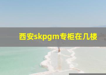 西安skpgm专柜在几楼