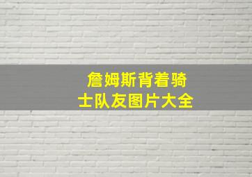 詹姆斯背着骑士队友图片大全