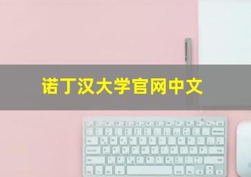 诺丁汉大学官网中文