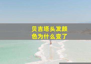 贝吉塔头发颜色为什么变了