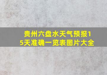 贵州六盘水天气预报15天准确一览表图片大全