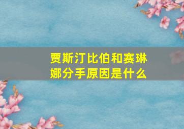 贾斯汀比伯和赛琳娜分手原因是什么