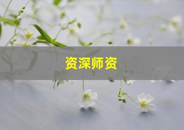 资深师资