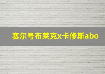 赛尔号布莱克x卡修斯abo