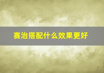 赛治搭配什么效果更好