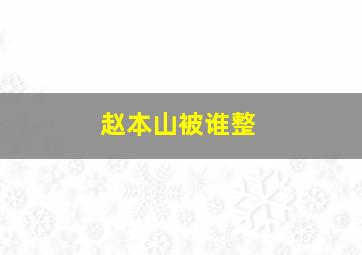 赵本山被谁整