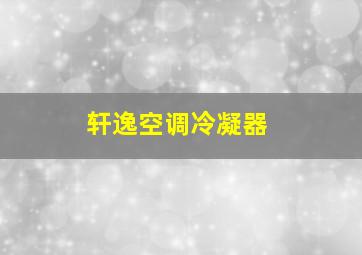 轩逸空调冷凝器