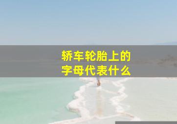 轿车轮胎上的字母代表什么