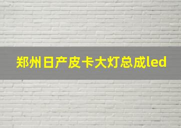 郑州日产皮卡大灯总成led