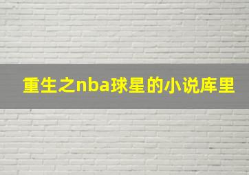 重生之nba球星的小说库里