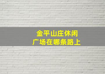 金平山庄休闲广场在哪条路上