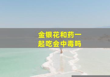 金银花和药一起吃会中毒吗