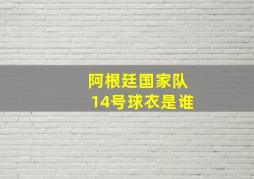 阿根廷国家队14号球衣是谁