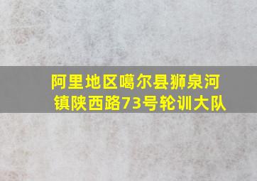 阿里地区噶尔县狮泉河镇陕西路73号轮训大队