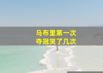 马布里第一次夺冠哭了几次