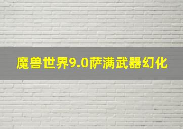 魔兽世界9.0萨满武器幻化