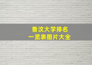 鲁汶大学排名一览表图片大全