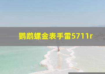 鹦鹉螺金表手雷5711r