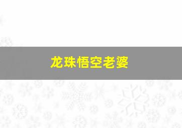 龙珠悟空老婆