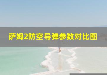 萨姆2防空导弹参数对比图